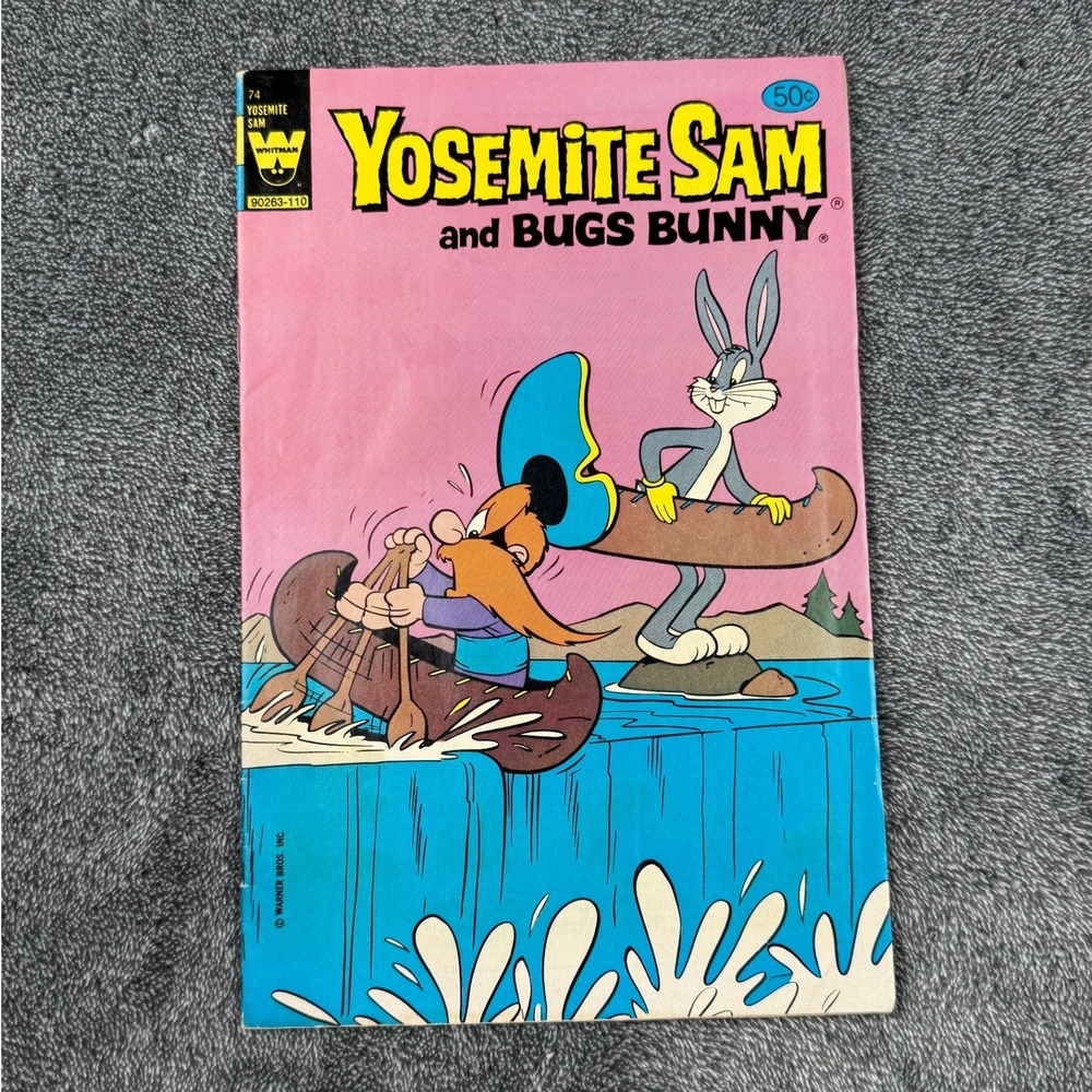 Yosemite Sam and Bugs Bunny #74 Whitman Comics 1981 Looney Tunes Bronze Age 50c‎